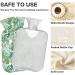 NAANLE Cartoon Palm Leaf Hot Water Bottle 1L for Menstrual Cramps Relief | Heat & Cold Therapy | Transparent Cover - Buy Online on GoSupps.com