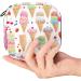 Colorful Ice Cream Menstrual Bag Zipper - Stylish Napkin & Tampon Pouch for Women & Girls - Buy Online on GoSupps.com