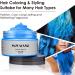 Hair Colour Wax 120g Temporary Coloured Hair Paint Wax Easy Washable Colour Change Hair Dye for Kids Women Men(Blue) - Buy Online on GoSupps.com