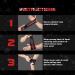 Wrist Wraps Support for Weightlifting, Crossfit, Powerlifting - 18inch Red Stripes | Men & Women - Gym Benching & Bodybuilding Wrist Support - Buy Online on GoSupps.com
