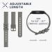 kwmobile Replacement Strap for Garmin Venu Sq Music - Grey Silicone Fitness Tracker Band - Buy Online on GoSupps.com