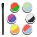Latibell UV Face & Body Paint Set | 12 Water Activated Neon Colors | Black Light Reactive Makeup Kit for Halloween & UV Party | Includes 1 Makeup Brush & Water Activated Eyeliner - Buy Online on GoSupps.com