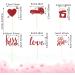 60 Pieces Cupcake Toppers Graduation Valentine Theme Cake Toppers Picks for Graduation Valentine's Day Wedding Engagement Decorations Bridal Shower Birthday Party Supplies 6 Styles(Love Style) - Buy Online on GoSupps.com