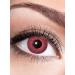 Red iris contact lens/annual lens with diopters - colored motif lens with prescription (1 piece) - dioptria: -2 - ideal for Halloween carnival theme party Rote Iris -.2 Dioptria