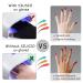 SIUSIO Anti UV Shield Glove - UV Protective Sleeves Fingerless Glove for Gel Manicures protect Hands from LED Lamps Nail Dryer Professional Protection Tool for Skin Care Nail Art Microfiber White - Buy Online on GoSupps.com