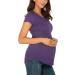 Love2Mi Women's Maternity Nursing Shirt - Layered Design Wrap Top - S-purple - Size M - Buy Online on GoSupps.com
