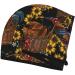Embroidery Chicken Rooster & Sunflowers Microfiber Hair Towel - Soft Super Absorbent Hair Wrap for Women - Quick Dry Coral Velvet for Long Curly & Thick Hair - Buy Online on GoSupps.com