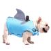 Dog Life Jacket Pet Swimming Shark Jacket Safety Vest with Handle, Reflective, Adjustable, for Small Medium Large Dogs (X-Small, Blue) X-Small Blue