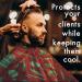 King Midas Empire Vintage Barber Cape | Professional Salon Hair Cutting Cape with Snap Closure | Red & Green Design - Shop Internationally - Buy Online on GoSupps.com