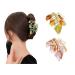 Yonchic 3-Piece Floral Metal Hair Clips for Thin/Medium Thick Hair - Elegant Barrettes with Strong Hold and Non-Slip Design - 3-Color Leaves - Buy Online on GoSupps.com