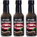 El Yucateco Habanero Black Label Reserve 120ml (Pack 3) / Mexican Habanero Hot Sauce Smoky Spicy & Sweet Salsa Dip for Tacos Mexican Food - Buy Online on GoSupps.com