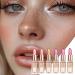 Travel-Size Lipstick Set Non-Sticky Lipstick Waterproof Long-Lasting Gloss for Women and Teens Wedding/Bride - Buy Online on GoSupps.com