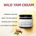 Organic Wild Yam Cream - Natural Day & Night Sweats Relief for Men & Women | Deep Moisturization & Hormone Balance - 60g/2oz - Buy Online on GoSupps.com