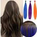 Prinfantasy Synthetic Heat Resistant Hair Extensions BZ252 - 16 inch | Cosplay Party Fashion Hairpieces for Girls & Women - Buy Online on GoSupps.com