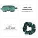 EXCEART Silk Sleep Mask Set - Comfortable Eye Patch & Hair Tie for Travel | Satin Eye Cover & Blindfold for Sleeping - Buy Online on GoSupps.com