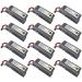WELLVEUS 12 Pack MR-J3BAT Battery for MELSERVO MR-J3BAT for ER6VC119A/B 3.6V 2000mAh