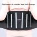 Pro Back Brace for Men & Women - Lower Back Pain Relief Rigid Support Adjustable Lumbar Belt for Sciatica & Scoliosis - XX-Large Black - Buy Online on GoSupps.com