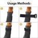 2 Pair Dog Boots for Injures Paws Waterproof Anti-Slip Dog Shoes with Adjustable Reflective Straps Dog Socks Paws Stop Licking Dog Crocs Paw Protector Black - Buy Online on GoSupps.com