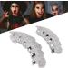 Cold-Plated Copper Teeth Set for Halloween | Bling Hip Hop Mouth Grills in Silver & Gold Finish - Perfect for Men & Women - Buy Online on GoSupps.com