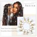 NAISKA 12PCS Gold Pearl Braid Clips - Wedding Hair Pins with Rhinestone Pearls for Women - Shiny Hair Accessories Set - Buy Online on GoSupps.com