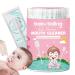Flexible gentle tongue |Baby mouth cleaner |30 pieces of soft mouth cleaning sticks |Tongue cleaner skim gauze comfortable and portable for the mouth 1 piece (1 Pack)