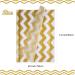 MIAHART 60 Pcs Gold White Tissue Paper Bulk - Decorative Metallic Wrapping Paper for Gift Bags, Birthday, Christmas Party Decoration - DIY Arts Crafts - Gold Dot Wave Design - 60 Sheets - Buy Online on GoSupps.com