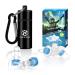 Hearprotek High Fidelity Concert Ear Plugs Noise Reduction Music Earplugs-Hearing Protection for Musicians DJ s Drummers Percussion Festival Nightclub and Other Loud Events (Blue)