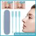 3 Pack Nose Hair Trimmer - 2 in 1 Professional Double Headed Hair Clipper & Remover (Blue) - Perfect for Men & Women - International Shipping Available - Buy Online on GoSupps.com