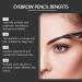 2024 New Magic Eyebrow Pencil with 4 Fork Tip Upgraded 3D Waterproof Microblading Eyebrow Pen Microblade Precise Eyebrow Contouring Pen Long-Lasting Natural Eye Brow Pencils for Women (Dark Brown) - Buy Online on GoSupps.com