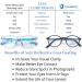 ProEyes Scorpio: Progressive Multifocal Blue Light Blocking Readers with Anti-Reflective Resin Lens - 0 Power Brown 1.25x - Buy Online on GoSupps.com