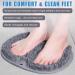 GAOYAING Foot Scrubber & Shower Massager for Men & Women - Improve Circulation, Soothe Achy Feet, Reduce Pain - Non Slip with Suction Cups - Grey - Buy Online on GoSupps.com