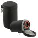 Navitech Black Waterproof Camera Lens Protective Case Bag - Compatible With The Sony E16-55mm F2.8 G Lens