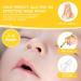 Aolso Nasal Aspirator 4pcs Nose Cleaner for Newborns & Toddlers - Reusable Silicone Tip - Yellow/Blue/Pink/White - Buy Online on GoSupps.com