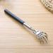 3-Piece Stainless Steel Telescopic Back Scratcher Set - Rubberized Handle for Instant Itch Relief | Available in Black Red & Blue - Buy Online on GoSupps.com