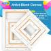 FEPITO 6 Set Artist Blank Canvas Frames - Assorted Sizes for Acrylic, Oil, Water Painting - Buy Online on GoSupps.com