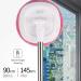 Telescopic Cleaner Mopping Mop Ceiling for Door Floor Window(Rose red) - Buy Online on GoSupps.com
