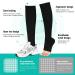 Bropite Open Toe Compression Socks - 2 Pairs 15-20 mmHg Circulation Medical Socks for Men & Women, Large-X-Large, Black/Beige - Buy Online on GoSupps.com