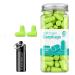 Ear Plugs 60 Pair  Ear Plugs for Sleeping Noise Cancelling  38dB SNR Noise Reduction Ultra Soft Foam Earplugs for Sleeping  Snoring  Work  Travel  Shooting and All Loud Events Bright Green