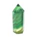 Healing crystal rods pointed faceted prism rods for Reiki Chakra Meditation Therapy Decoration Fluorite Crystal