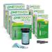 Onetouch Ultra Plus combination pack l for blood sugar measurement test strips & lancets for diabetes (sugar disease) |90 tests 3 packs of test strips 30 pieces each 3 packs of Lanzetten 30 LKOMBI Pack each (90 + 90)