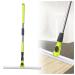 Floor Squeegee for Concrete Floor with 51 Long Handle Silicone Broom Floor Squeegee Heavy Duty Cleans Glass Fine Dust Hair Liquids Small:35 130cm