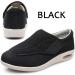 Youyun Diabetic Shoes for Men X-Wide Width | Adjustable Velcro Closure | Lightweight & Non-Slip Walking Shoes | Edema & Swollen Feet Relief | 10.5 Wide Black - Buy Online on GoSupps.com