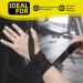 Anjocare Self-Adhesive Bandage Wrap - 8 Pack Cohesive & Breathable First Aid for Sports Injuries Wrist Sprains & Pet Care (2.5cm x 4.5m) - Black - Buy Online on GoSupps.com
