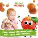 Cheeky Friends Bio Quetschie Fruit Puree for Kids - Banana Apple Strawberry & Raspberry - Vegan Gluten-Free - 12 x 100g Squeeze Bags (2x 6 Pack) Perfect for Babies 6 Months+ - Buy Online on GoSupps.com
