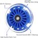 Gladeer 3-Wheeled Scooter Rear Wheels 80mm 2-Pack with Light Up feature - Inline Skate Replacement Wheels w/Bearings (Blue) - Buy Online on GoSupps.com