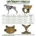 Rabbitgoo No Pull Dog Harness for Medium & Large Dogs - Tactical Vest with Handle & Metal Buckle Adjustable Padded Dog Vest for XL Brown - Premium Military Safety Design - Buy Online on GoSupps.com