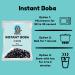 1 Minute Milk Tea Bubble Tea | 500 ml per Serving | Instant Tapioca Boba | TEGRITEA (8 Count (Pack of 1)) - Buy Online on GoSupps.com