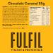Fulfil Chocolate Caramel Protein Bar - 15 Bars, 20g Protein, 9 Vitamins, Low Sugar - 55g - Buy Online on GoSupps.com