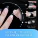 480pcs Square Nail Tips Set - Matte Clear Fake Nails for Acrylic Professional | Full Cover Tapered Square Nail Tips Kit with Box - Buy Online on GoSupps.com
