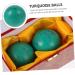 Frcolor 2 Pack Turquoise Handball & Baoding Fitness Balls | Home Decor Gifts & Massage - Ideal for Gymnastics & Wellness - Buy Online on GoSupps.com